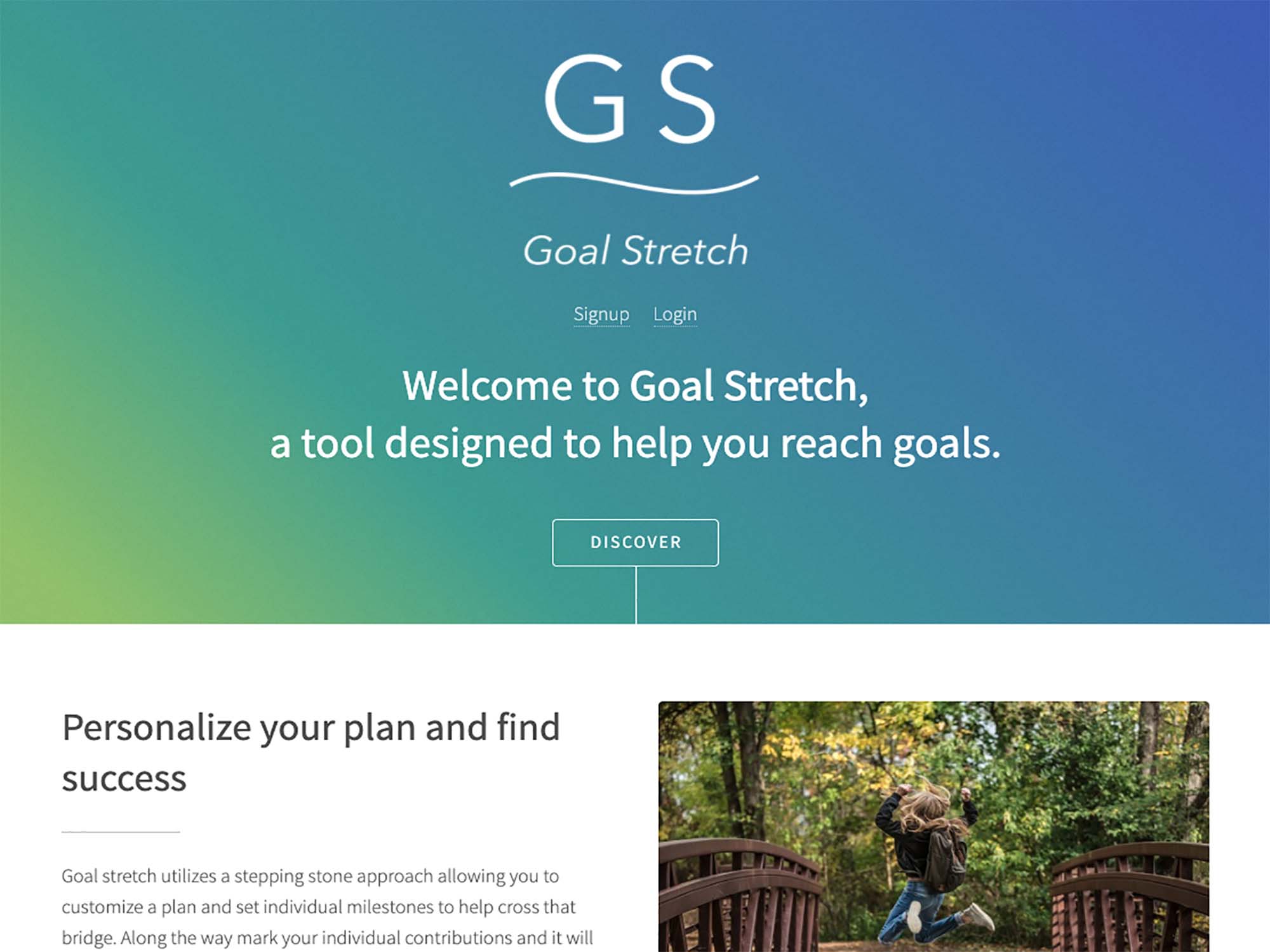 Goalstretch website.